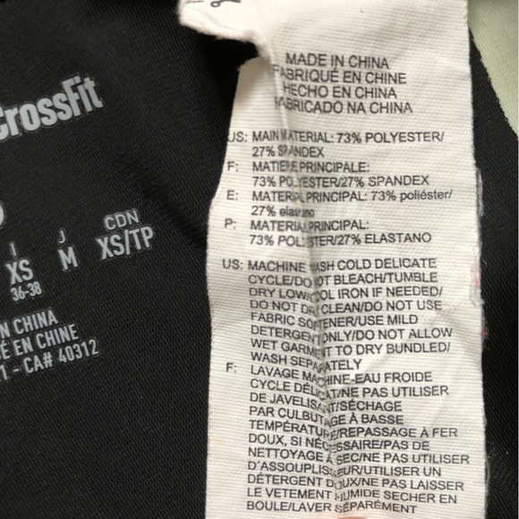 Women’s Reebok Crossfit Engineered Compression Workout leggings size XS - Picture 8 of 12